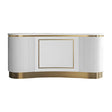 Small Curved Reception Desk | Modern Reception Desk