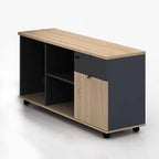 versatile bookshelf elegant sideboard cabinet in wood kaguyasuCWG 065 main images 4