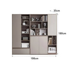 versatile bookshelf elegant storage units with doors kaguyasuLBG K027 main images 3