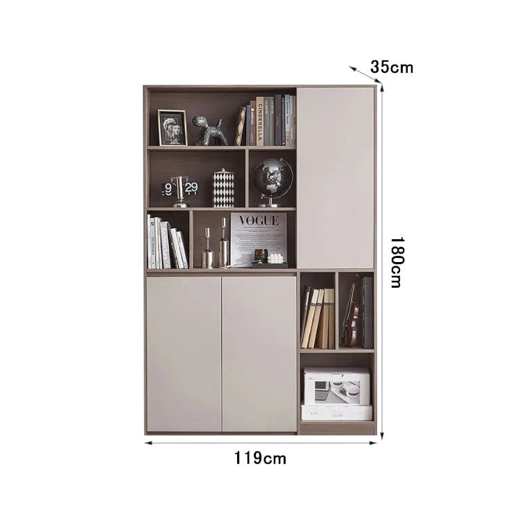 versatile bookshelf elegant storage units with doors kaguyasuLBG K027 main images 9