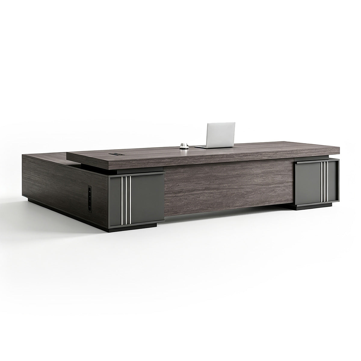 Black Walnut Desk - Large CEO Office Desk Secondary image