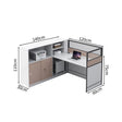 White Desk with Drawers | White L Shaped Desk