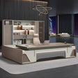 Wooden Desk | Metal Desk | Corner Desk with Storage